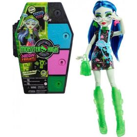 Monster High HNF81 Gizemli Arkadaşlar S3 Neon Frights Ghoulia Oyun Seti