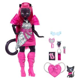 Monster High HXH76 Acayip Havalı Arkadaşlar Catty Noir