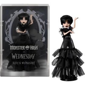 Monster High HXJ03 Wednesday Balo Elbiseli Bebek