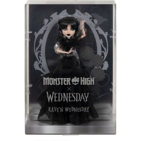 Monster High HXJ03 Wednesday Balo Elbiseli Bebek