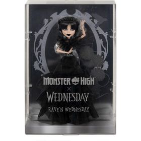 Monster High HXJ03 Wednesday Balo Elbiseli Bebek