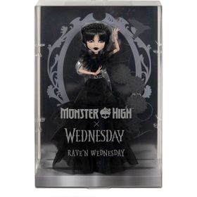 Monster High HXJ03 Wednesday Balo Elbiseli Bebek
