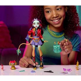 Monster High HYV58 Acayip Havali Arkadaşlar Jinafire Long Bebek