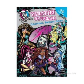 MONSTER HIGH YARATICI OYUNLAR ÇIKARTMALI FAALIYET KITABI - KOMISYON