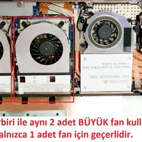Monster P570WM-WS04 Büyük Uyumlu Notebook Fan