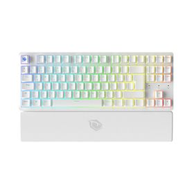 Monster Pusat Rapid Pro Beyaz RGB Red Switch Kablolu Mekanik Gaming Klavye