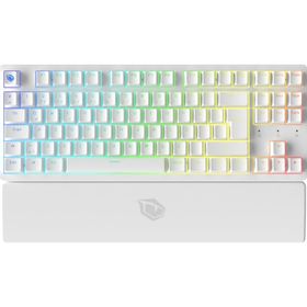 Monster Pusat Rapid Pro Beyaz RGB Red Switch Kablolu Mekanik Gaming Klavye