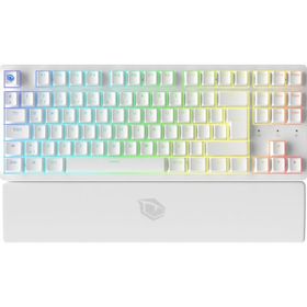 Monster Pusat Rapid Pro Beyaz RGB Red Switch Kablolu Mekanik Gaming Klavye