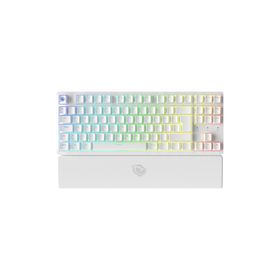 Monster Pusat Rapid Pro Beyaz RGB Red Switch Kablolu Mekanik Gaming Klavye