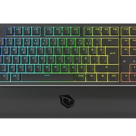 Monster Pusat Rapid Pro Siyah RGB Red Switch Kablolu Mekanik Gaming Klavye