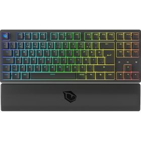 Monster Pusat Rapid Pro Siyah RGB Red Switch Kablolu Mekanik Gaming Klavye