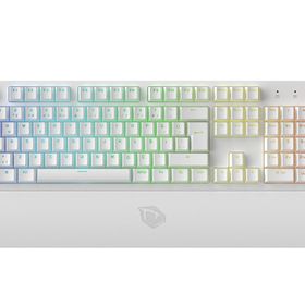 Monster Pusat Rapid Ultra Beyaz RGB Red Switch Kablolu Mekanik Gaming Klavye
