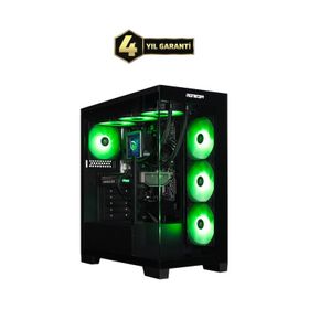 Monster Tulpar TD3 V3.3.4 Siyah Ryzen 7 9700X 16GB RAM 1TB SSD RTX 5070 FreeDOS Oyun Bilgisayarı