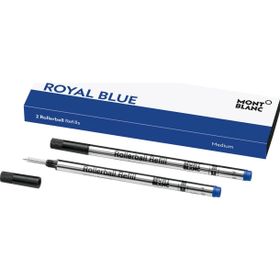 Mont Blanc 128233 2 Refill Medium Royal Blue Roller Kalem