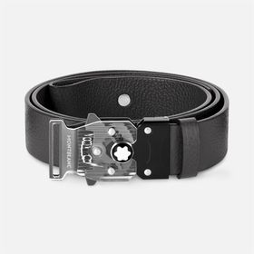 Mont Blanc 131166 M Kilit 4810 Tokalı 35 mm Gri Kemer