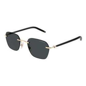 Mont Blanc MB0270S 001 51 Altın Erkek Güneş Gözlüğü