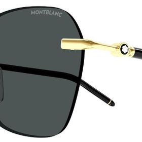 Mont Blanc MB0270S 001 51 Altın Erkek Güneş Gözlüğü