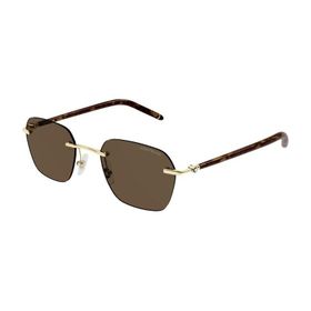 Mont Blanc MB0270S 004 51 Altın Erkek Güneş Gözlüğü