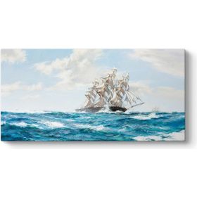 Montague Dawson - Eve Yarış Tablosu