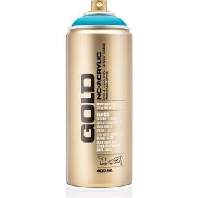 Montana 100% Cyan P2000 400 ml Gold Akrilik Sprey Boya