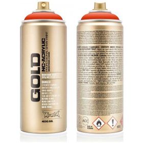 Montana Red Orange 2090 400 ml Gold Akrilik Sprey Boya