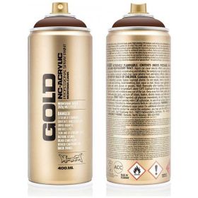 Montana Shock Brown S8010 400 ml Gold Akrilik Sprey Boya