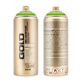 Montana Shock Green Light S6000 400 ml Gold Akrilik Sprey Boya