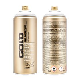Montana Shock White S9100 400 ml Gold Akrilik Sprey Boya