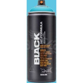 Montana TR5000 True Cyan Blue Black 400 ML Sprey Boya