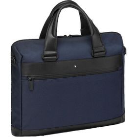 Montblanc 124144 Nightflight Slim Mavi Siyah Evrak Çantası
