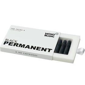 Montblanc 128209 Black Permanent Dolma Kalem Kartuşu