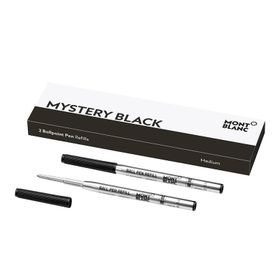 Montblanc 128211 2 Refill Medium Mystery Black Tükenmez Kalem