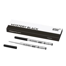 Montblanc 128211 2 Refill Medium Mystery Black Tükenmez Kalem