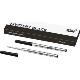 Montblanc 128211 2 Refill Medium Mystery Black Tükenmez Kalem