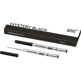 Montblanc 2 128212 Bold Mystery Black Tükenmez Kalem Yedeği