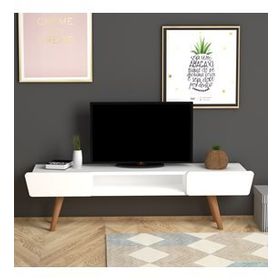 Monte Beyaz Sehpa Butterfly Tv Sehpası