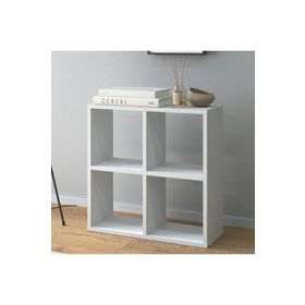 Monte Beyaz Sehpa Cube Kitaplık