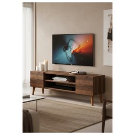 Monte Sehpa Etna Ceviz 120x30x40 cm Tv Sehpası