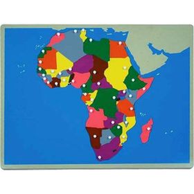 Montessori Afrika Kıtası Haritası Puzzle