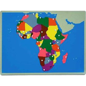 Montessori Afrika Kıtası Haritası Puzzle