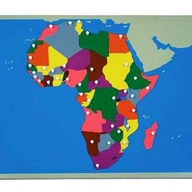 Montessori Afrika Kıtası Haritası Puzzle