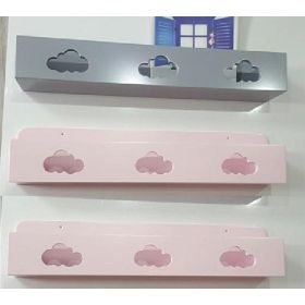 Montessori Bulutlu Lana Lake Duvar Rafı