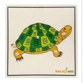 Montessori Kaplumbağa Puzzle