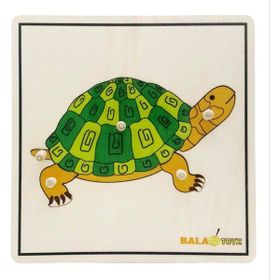 Montessori Kaplumbağa Puzzle