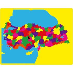 Montessori Türkiye İller Haritası Puzzle