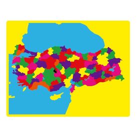 Montessori Türkiye İller Haritası Puzzle
