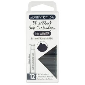 Monteverde G305BB Blue Black Dolma Kalem Kartuşu