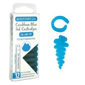 Monteverde G305CU Caribbean Blue Dolma Kalem Kartuşu