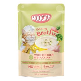 Moochie 40 gr Tavuklu Brokolili Tahılsız Kedi Çorbası