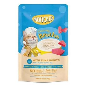 Moochie 40 gr Ton Balığı ve Palamut Tahılsız Kedi Çorbası